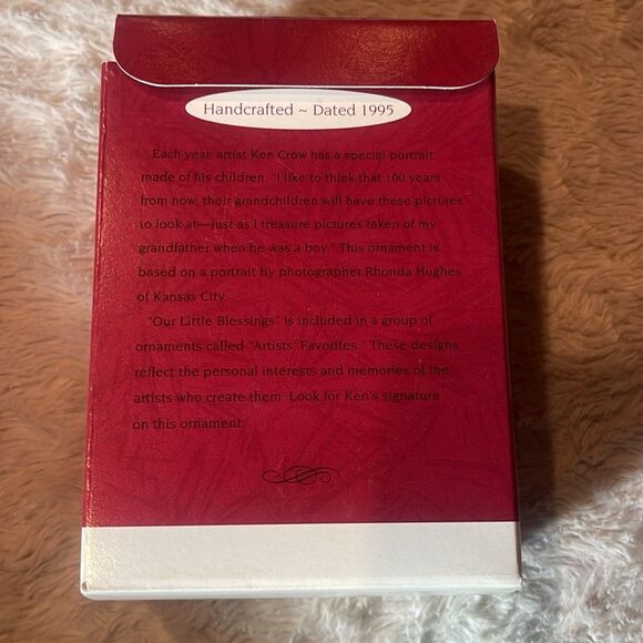 Keepsake Ornament - Our Little Blessings Hallmark vintage 1995 - Picture 4 of 8